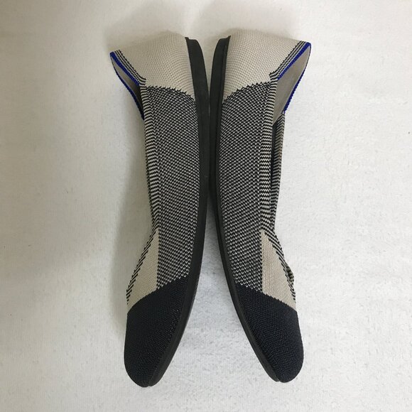 Rothy's Size 8 The Flat Plaid Round Toe Slip On Flats - Picture 6 of 15